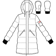 down for the cause coat